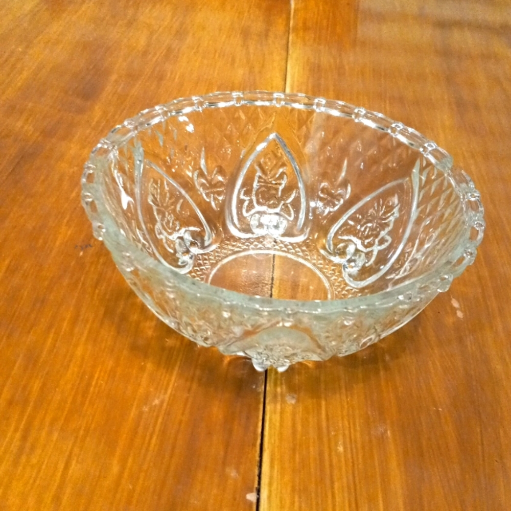 It's a lead crystal dessert bowl